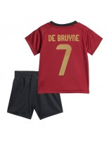 Belgie Kevin De Bruyne #7 Domácí dres pro děti ME 2024 Krátký Rukáv (+ trenýrky)